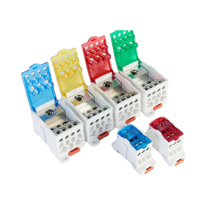 UKK80 connettore universale filo elettrico in ottone 125 160 250 400 500 blocco di distribuzione DIN Rail scatola con vite - Product Image 3