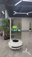 Kiosco Interactivo Móvil Transparente con IA de 55 Pulgadas, Robot UFO 2K con Pantalla Táctil de 10 Puntos, WIFI, SDK OEM, Android/PC, para Tiendas Minoristas