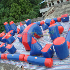 Team building sports games laser archery tag obstacle barriers inflatable paintball bunkers - Product Image 6