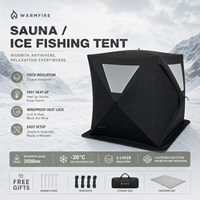 Tenda Sauna Oxford Tiga Lapis Berkualitas Tinggi dengan Pembukaan Otomatis Cepat, Tahan Air, Nyaman - Tiang Fiberglass, Penjualan Pabrik