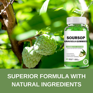 Extracto de hojas de Graviola de Guanábana de etiqueta privada Suplemento alimenticio de gomitas de Graviola orgánica - Product Image 2
