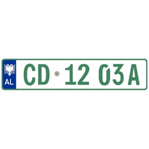 Plaques <span class=keywords><strong>d</strong></span>'<span class=keywords><strong>immatriculation</strong></span> européennes en aluminium gaufré Alniar personnalisées en usine, finition brillante/chrome <span class=keywords><strong>noir</strong></span> pour la <span class=keywords><strong>d</strong></span>écoration de voitures et usage commercial - Product Image 4