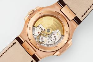 Reloj Mecánico de Super Calidad, 40 mm, Fábrica DDF, Movimiento ETA 324, 5711, 141 g, Oro Rosa, Correa de Cuero Marrón PP - Product Image 5