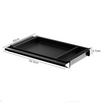 Bureau mince d'ordinateur de bureau à domicile de conception moderne en plastique écologique durable à haute compatibilité avec 1 tiroir