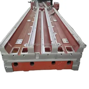 Large gray iron machine tool base casting processing lost mold resin sand bed castings table casting steel