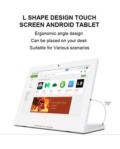 Tableta Android en forma de L para pedidos Pos Servicio de comentarios del cliente Tableta con pantalla táctil con menú inteligente notable de 10 pulgadas - Product Image 5