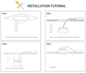 Spot lumineux Led circulaire encastrable pour le plafond, en aluminium moulé, éclairage d'intérieur, luminaire Commercial et Flexible, idéal pour une chambre à coucher, nouveau modèle de - Product Image 6