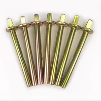Ancrage à expansion manchonnable personnalisable en acier au carbone zingué jaune, boulon de fixation pour béton et maçonnerie, direct usine