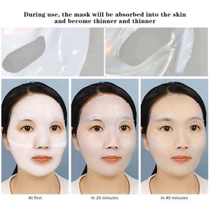 Mascarilla Facial de Biocelulosa al por Mayor, Fórmula de Gelatina de Coco, Ácido Hialurónico, Vitamina C para Hidratar e Iluminar Todo Tipo de Piel - Product Image 3