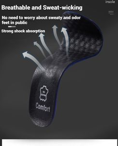Plantillas 4D Cloud Technology, Suaves y Transpirables, con Absorción de Impactos, para Deporte, Cómodas, con Amortiguación, Ortopédicas, Lavables - Product Image 4
