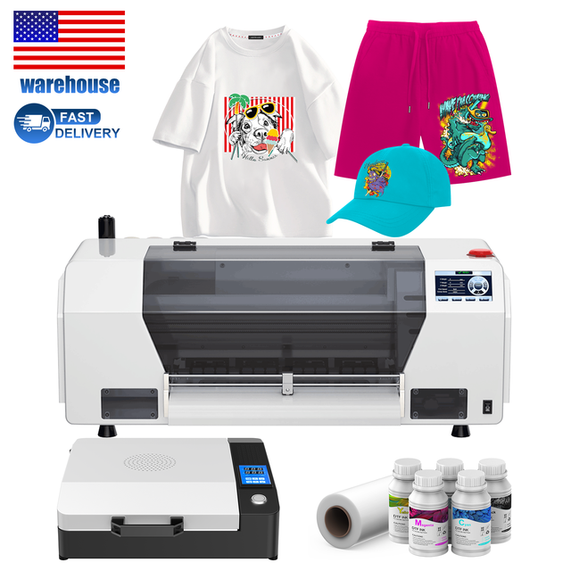 Colorsun XP600 DTF Printer for T-Shirts Transfer Printer Direct to Film Printing Machine Fast Printing & Vibrant Transfers