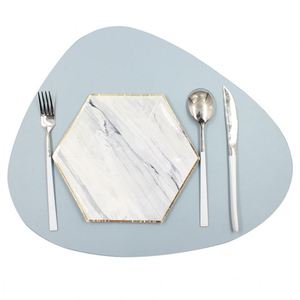 Stocked Kitchen Table <b>Mats</b> Elegant PU Leather Dining Table <b>Mats</b> Easy to Clean Washable Place <b>Mats</b> for Cafe <b>Bar</b> Home Decor - Product Image 4