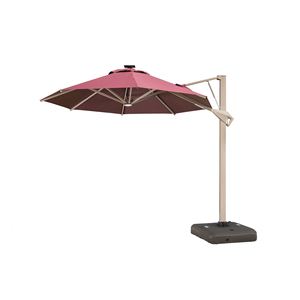 Proveedor de Sombrillas de Patio de Una o Dos Placas, Sombrilla Hidráulica Resistente al Viento con Luz LED - Product Image 6