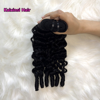 Extensions de Cheveux Humains Bouclés Birmans, Mèches Brutes Alignées avec la Cuticule, Tissages de Cheveux Humains Bouclés Birmans, Vente en Gros d'Extensions de Cheveux Vierges