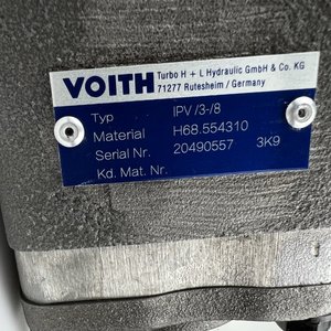 Pompe à engrenages hydraulique Voith IPV5-40101 IPV3-8 2 étages 350 bars pour utilisation industrielle - Product Image 4