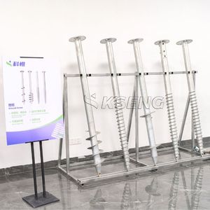 Nhà sản xuất mặt đất vít Spike Trái Đất vít đống cho cờ cực PV mặt đất vít năng lượng mặt trời gắn hệ thống - Product Image 2