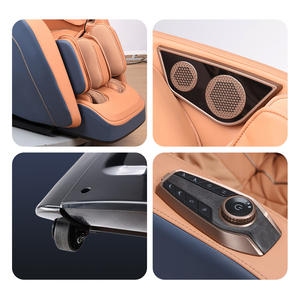 Fauteuil de massage corporel complet 3D de luxe Zhouqi ZQ3206, zéro gravité, commande vocale IA, charge sans fil, <span class=keywords><strong>musique</strong></span> Bluetooth - Product Image 6