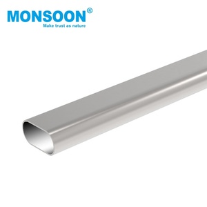 ท่อแขวนเสื้อผ้าราวแขวนตู้เสื้อผ้าเหล็กทรงรีราวแขวนในตู้เสื้อผ้าเฟอร์นิเจอร์ - Product Image 5