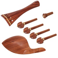 Musical Instrument Wholesale High Grade Redwood Accessories 4 Suit of 4/4 Violin,Sturdy and Durable,excellent Feel