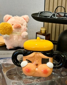 Pour POP MART mignon tasse à boire de la série Sad Club boîte aveugle tasse en céramique pour les cadeaux d'<span class=keywords><strong>anniversaire</strong></span> boîtes mystères - Product Image 1