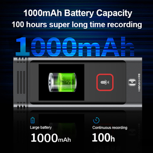 เครื่องบันทึกเสียง HBNKH 2026 รุ่นใหม่ พกพาสะดวก บันทึกเสียงด้วย AI เพียงคลิกเดียว เครื่องบันทึกเสียงดิจิทัล บันทึกเสียงพูด ฟังเพลงได้ เหมาะสำหรับการประชุม - Product Image 4