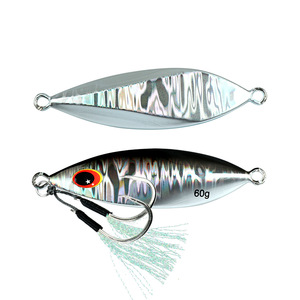 Leurre de pêche vertical Slow Pitch Jigging 10g 20g 30g 40g 60g, leurres métalliques pour la pêche, matériel de pêche, leurres de jigging à coulée rapide - Product Image 6