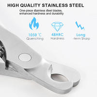 Nouveauté : Coupe-ongles pour chien, coupe-ongles professionnel pour animaux de compagnie, entièrement en acier, poignée ergonomique antidérapante pour tous les chiens et chats