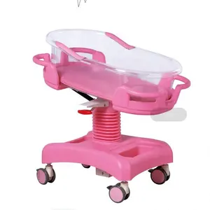 热销新产品优质坚固的医院家庭护理母婴床婴儿车和带轮子的婴儿床