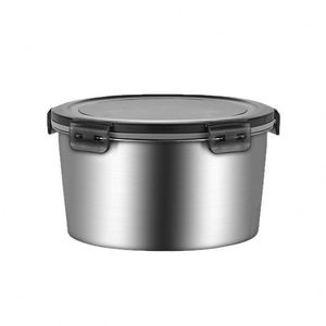 304 Stainless Steel Fresh-Keeping Sealed Lunch <b>Box</b> With Moisture-Proof for Refrigerator <b>Storage</b> <b>Camping</b> & Picnic - Product Image 5