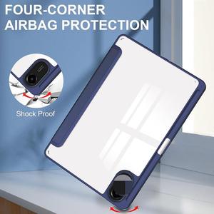 Funda protectora de cuero acrílico de tres pliegues para Xiaomi Pad 2 de 12.1 pulgadas, cubierta anticaídas para tableta - Product Image 2
