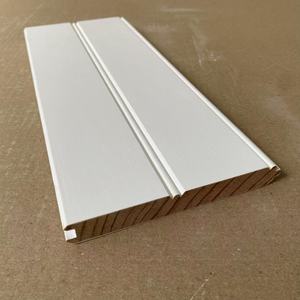 Paneles de Pared con Sistema de Ranura y Lengüeta (T&G) para Distribuidores, Paneles de Pared de Madera y Plástico Compuesto Blancos - Product Image 2