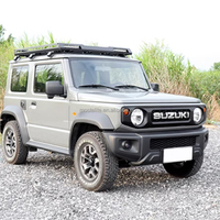 Grille de radiateur en maille avec grand logo, style grille avant, en promotion, pour accessoires Suzuki Jimny JB64 JB74