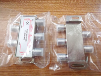 Adaptateur de conversion d'antenne 2G à quatre canaux 5-2500 MHz, connecteur TV, répartiteur en ABS/alliage de zinc