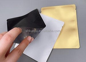 Bolsas de papel de aluminio plano de 3 lados a prueba de humedad con acabado mate Material de papel Kraft para embalaje de café por goteo en la industria alimentaria - Product Image 6