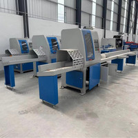 NEWEEK CNC Scie à bois triangulaire à 45 et 90 degrés Scie à bois biseautée carrée Scie transversale