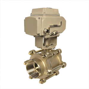 Vente de liquidation B2B COVNA, vanne à bille électrique motorisée à deux voies de 4 pouces, acier inoxydable 304, connexion filetée NPT - Product Image 2