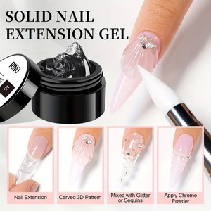 Gel UV non collant pour extension d'ongles, sculptable, pour modelage et sculpture des ongles, manucure, vente en gros - Product Image 3