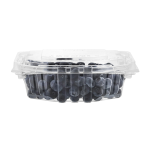 Envases con bisagras de plástico PET desechables reciclables de alta calidad 24oz para frutas y arándanos - Product Image 3