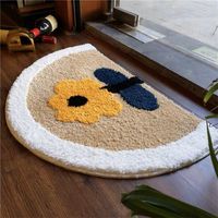 Nouveau design personnalisé, taille sans quantité minimale de commande, logo, tapis commercial fait main, tapis tufté découpé sur mesure