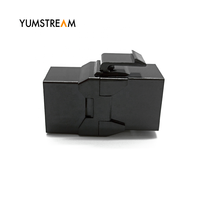 Konektor Keystone Cat5e 8P8C Betina Tanpa Pelindung, Adaptor Keystone Rj45 Cat5e