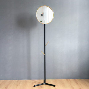 De pie libre Hall árbol Metal estante de exhibición con <span class=keywords><strong>espejo</strong></span> para ropa pañuelos bolsos y sombreros - Product Image 2