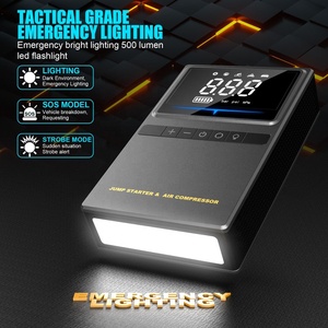 Démarreur de <span class=keywords><strong>batterie</strong></span> haute puissance 4000A avec compresseur d'air, pompe à pneus intelligente 20000mAh, <span class=keywords><strong>booster</strong></span> de <span class=keywords><strong>batterie</strong></span> de voiture portable, kit d'urgence routier - Product Image 6