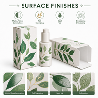 Boîtes en carton personnalisées OEM à double fermeture pliante avec logo de marque pour les commandes de détail et de gros