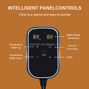 <span class=keywords><strong>Tapis</strong></span> chauffant infrarouge lointain personnalisé Fitkang OEM 80*190cm pour tout le corps, avec pierres de guérison, aimants et thérapie PEMF, avec prise EU - Product Image 6