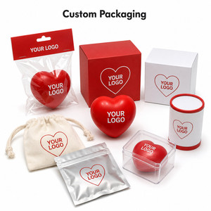 Pelota Antiestrés de Espuma Suave con Logotipo Personalizado en Forma de Corazón, Juguete para Aliviar el Estrés, Regalo Promocional para Eventos Médicos, Benéficos o Empresariales - Product Image 6
