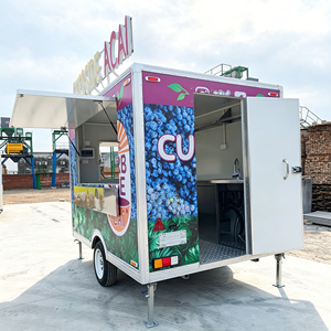 Remorque de restauration rapide personnalisée avec corps en acier galvanisé, cuisine complète, homologuée DOT CE, pour la vente de glaces sur mesure. - Product Image 3