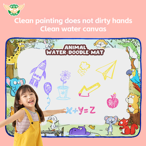Детская развивающая игрушка для рисования, 120 х90, двухсторонняя, <span class=keywords><strong>2</strong></span> в 1, цветное одеяло для рисования, набор игрушек на холсте - Product Image 3