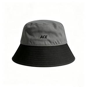 Two Tone Color Block Cotton Bucket <b>Hat</b> Custom ACE Embroidery Logo Soft Wide Brim Image Style UV Protection Unisex Travel <b>Hat</b> - Product Image 4