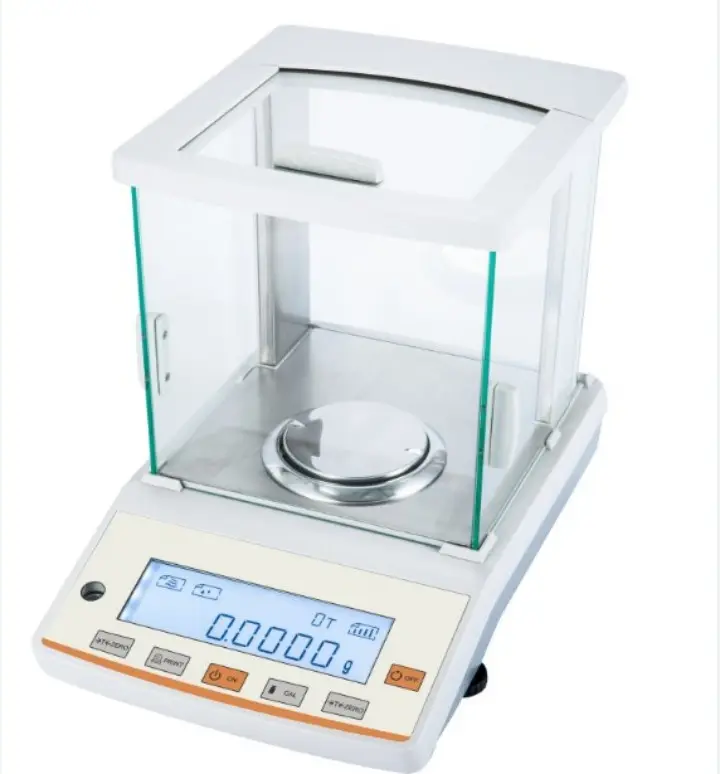 Factory made 0.1mg 220g LCD display lab scale electronic balance price 000001g analytical balance with backlight