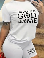 T-shirt Femme Ample d'Été en Coton et Polyester à Manches Courtes avec Imprimé Graphique Tendance Parisienne – Vente en Gros Usine, Grandes Tailles